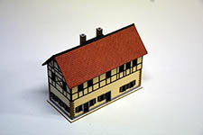 H060143c - H0 Gasthaus Bad Schandau - Feritgmodell